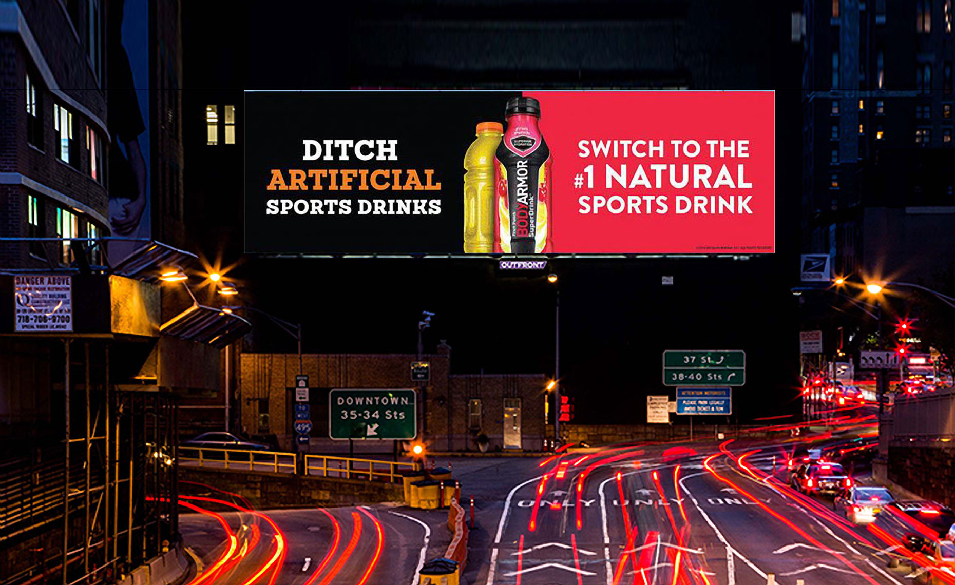 body armor billboard ad