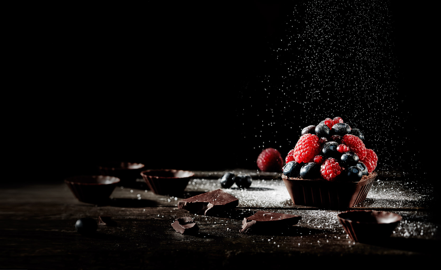 Chocolate Dessert Photography © Sasha Gitin